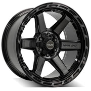 4P63 Gloss Black Brushed with Tinted Clear