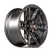 4PLAY 4PS20 17x9 6x135 + 6x139.7 -6et Satin Black Wheel SET
