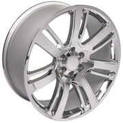 OE Wheels CA88 24x10 6x139.7 31et Chrome Wheel SET