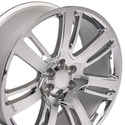 OE Wheels CA88 24x10 6x139.7 31et Chrome Wheel SET