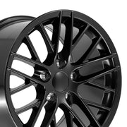 OE Wheels CV08 17x9.5 5x120.65 54et Satin Black Wheel SET