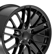 OE Wheels CV08 17x9.5 5x120.65 54et Satin Black Wheel SET