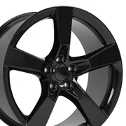 OE Wheels CV11 20x9 5x120 35et Gloss Black Wheel SET