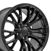 OE Wheels CV22 17x9.5 5x120.65 54et Satin Black Wheel SET