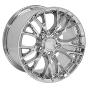 OE Wheels CV22 17x9.5 5x120.65 54et Chrome Wheel SET