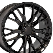 OE Wheels CV22 19x8.5 5x120.65 56et Gloss Black Wheel SET