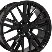 OE Wheels CV25 20x8.5 5x120 35et Gloss Black Wheel SET