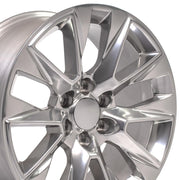 OE Wheels CV26 20x9 6x139.7 28et Polished Wheel SET