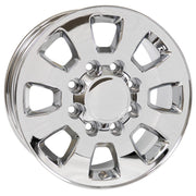OE Wheels CV75 18x8 8x165.1 12et Chrome Wheel SET