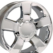 OE Wheels CV79 20x8.5 6x139.7 30et Chrome Wheel SET