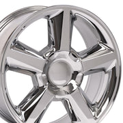 OE Wheels CV83 20x8.5 6x139.7 31et Chrome Wheel SET
