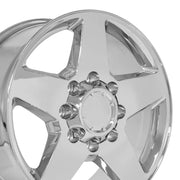 OE Wheels CV91 20x8.5 8x165.1 12et Chrome Wheel SET