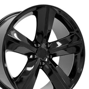 OE Wheels DG05 20x9 5x115 20et Gloss Black Wheel SET