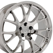 OE Wheels DG69 22x10 5x139.7 25et Chrome Wheel SET