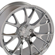 OE Wheels DG15 20x9 5x115 18et Chrome Wheel SET