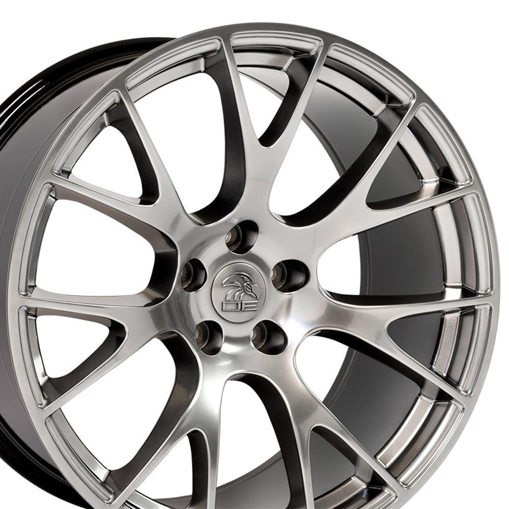 Dodge Wheels - Hellcat Rims DG15 20x9 Hyper - Dodge Charger Wheels