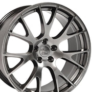 OE Wheels DG69 22x10 5x139.7 25et Gloss Hyper Black Wheel SET