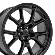 OE Wheels DG21 20x9 / 20x10 5x115 Satin Black Staggered Wheel SET