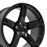 OE Wheels DG22 20x9.5 5x115 18et Gloss Black Wheel SET