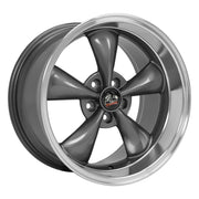 OE Wheels FR01 18x9 / 18x10 5x114.3 Gloss Anthracite Machined Lip Staggered Wheel SET