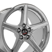 OE Wheels FR06 18x9 / 18x10 5x114.3 Chrome Staggered Wheel SET