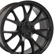 OE Wheels DG15 20x9 5x115 18et Satin Black Wheel SET