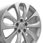 OE Wheels HY02 18x7.5 5x114.3 48et Gloss Silver Wheel SET