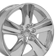 OE Wheels LX19 18x8 5x114.3 35et Chrome Wheel SET