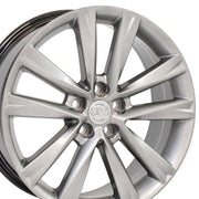 OE Wheels LX24 19x7.5 5x114.3 35et Gloss Hyper Silver Wheel SET