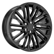 OE Wheels LX58 20x8 5x114.3 30et Gloss Black Wheel SET