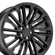 OE Wheels LX58 20x8 5x114.3 30et Gloss Black Wheel SET