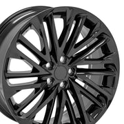 OE Wheels LX58 20x8 5x114.3 30et Gloss Black Wheel SET