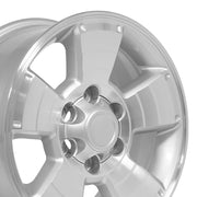 OE Wheels TY09 17x7.5 6x139.7 30et Gloss Silver Machined Wheel SET