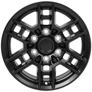 OE Wheels TY17 16x7 6x139.7 13et Satin Black Wheel SET