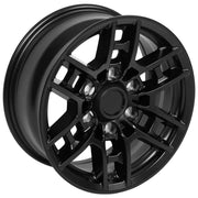 OE Wheels TY17 16x7 6x139.7 13et Satin Black Wheel SET