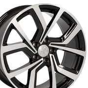 VW29 Gloss Black Machined
