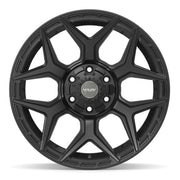 Set(4) 20x9 4P06 Satin Black - 6x135 &amp; 6x139.7 +0ET with 275/55r20 Bridgestone Dueler Alenza HL Plus Tires &amp; TPMS