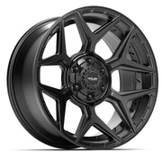 4PLAY 4P06 20x9 6x135 + 6x139.7 Satin Black Wheels 275-55-20 TBB TS-37 AT Tires TPMS SET