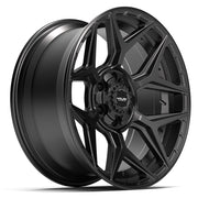 4PLAY 4P06 20x9 6x135 + 6x139.7 Satin Black Wheels 275-55-20 TBB TS-37 AT Tires SET