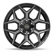 20x9 4P06 Gloss Black Brushed with Tinted Clear - 6x135 + 6x139.7 +0ET