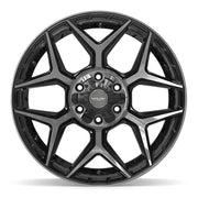 20x10 4P06 Gloss Black Brushed with Tinted Clear - 6x135 + 6x139.7 -18ET