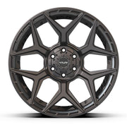 4PLAY 4P06 22x9 6x135 + 6x139.7 12et Satin Black Wheel SET