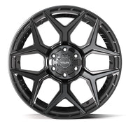 Set(4) 22x9 4P06 Satin Black - 6x135 &amp; 6x139.7 +12ET