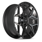 22x9 4P06 Satin Black - 6x135 + 6x139.7 +12ET