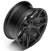4PLAY 4P06 22x10 6x135 + 6x139.7 -18et Satin Black Wheel SET