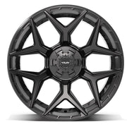 Set(4) 22x12 4P06 Satin Black - 6x135 &amp; 6x139.7 -44ET