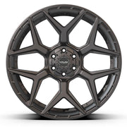 4PLAY 4P06 24x10 6x135 + 6x139.7 18et Satin Black Wheel SET