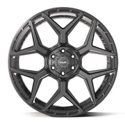 24x10 4P06 Satin Black - 6x135 + 6x139.7 +18ET