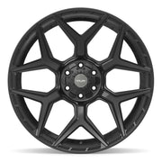 Set(4) 24x10 4P06 Satin Black - 6x135 &amp; 6x139.7 +18ET