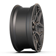 4PLAY 4P06 24x10 6x135 + 6x139.7 18et Satin Black Wheel SET